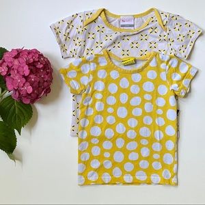 Yellow t-shirts (2T) l’asticot & more than a fling